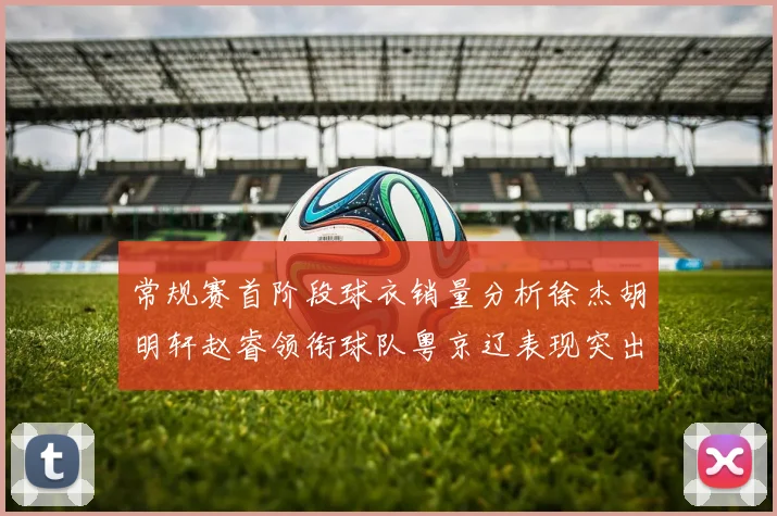 常规赛首阶段球衣销量分析徐杰胡明轩赵睿领衔球队粤京辽表现突出